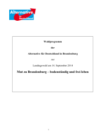 AfD BB Wahlprogramm 2014
