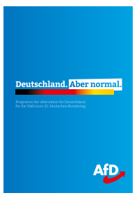 AfD Bundestagswahlprogramm 2021