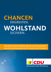 CDU BW Wahlprogramm 2011