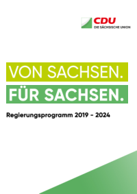 CDU SN Wahlprogramm 2019