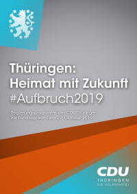 CDU TH Wahlprogramm 2019