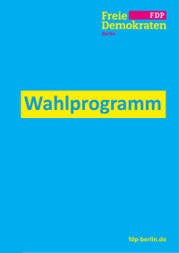 FDP BE Wahlprogramm 2016