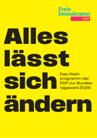 FDP Wahlprogramm 2025