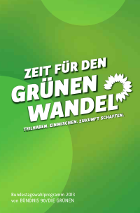 Grüne BUND Wahlprogramm 2013