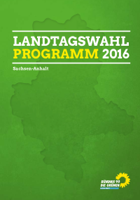 Grüne LSA Wahlprogramm 2016