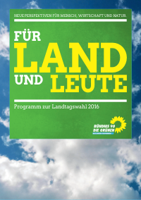 Grüne MV Wahlprogramm 2016