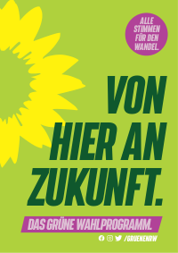 BÜNDNIS 90/DIE GRÜNEN NRW Wahlprogramm 2022