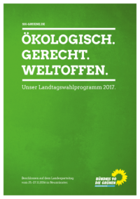 Grüne SH Wahlprogramm 2017