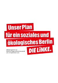 DIE LINKE BE Wahlprogramm 2016