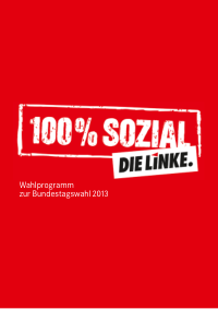 DIE LINKE BUND Wahlprogramm 2013