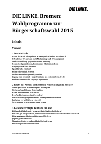 DIE LINKE HB Wahlprogramm 2015