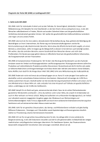 DIE LINKE SL Wahlprogramm 2017