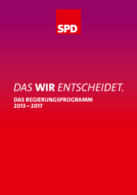 SPD BUND Wahlprogramm 2013