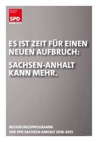 SPD LSA Wahlprogramm 2016