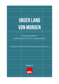 SPD RP Wahlprogramm 2016